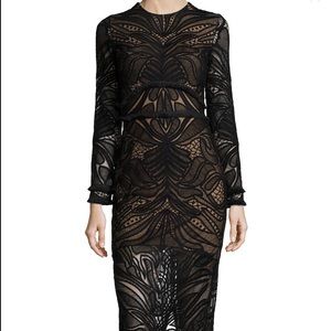 Alexis Kassidy Long-Sleeve Lace Maxi Dress